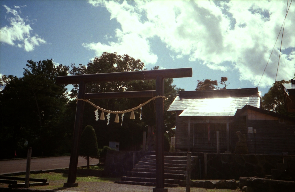 出先で神社　