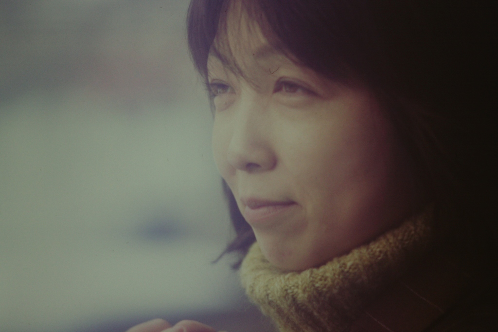 ベランダの横顔・・・・