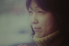 ベランダの横顔・・・・