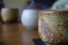 崖の上コーヒー中・・・