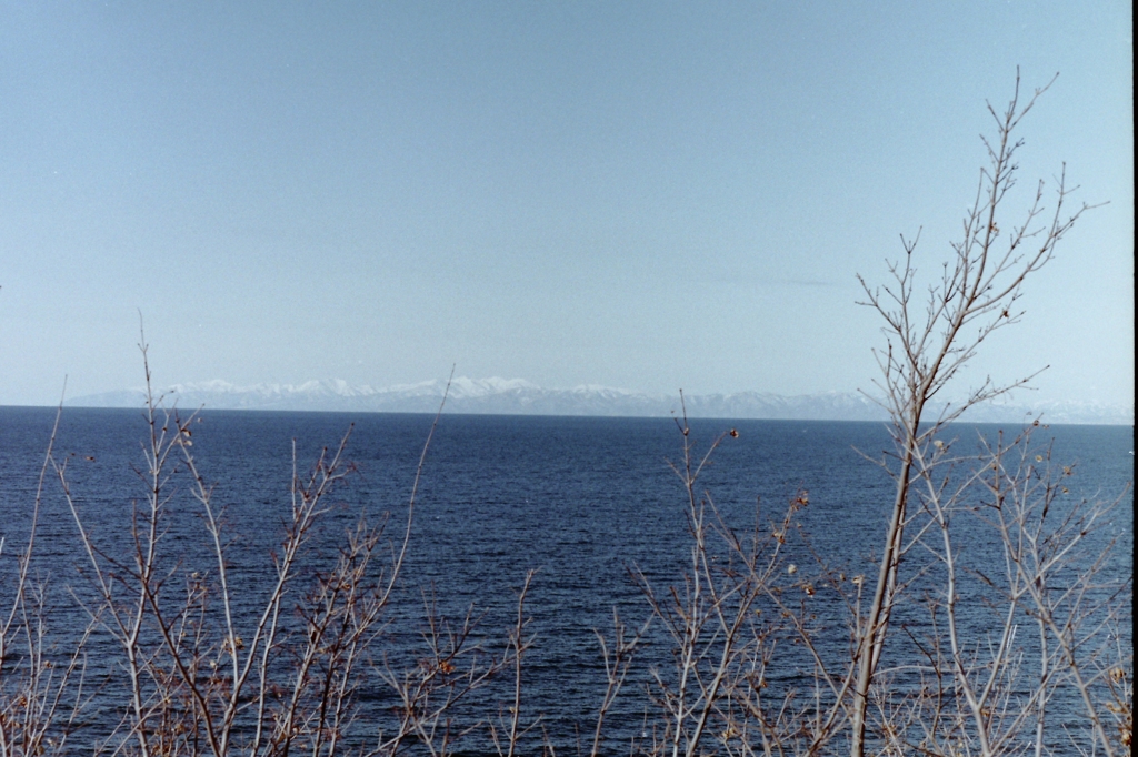 石狩湾の向こう・・・