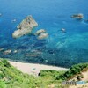 島武意海岸の碧・・・