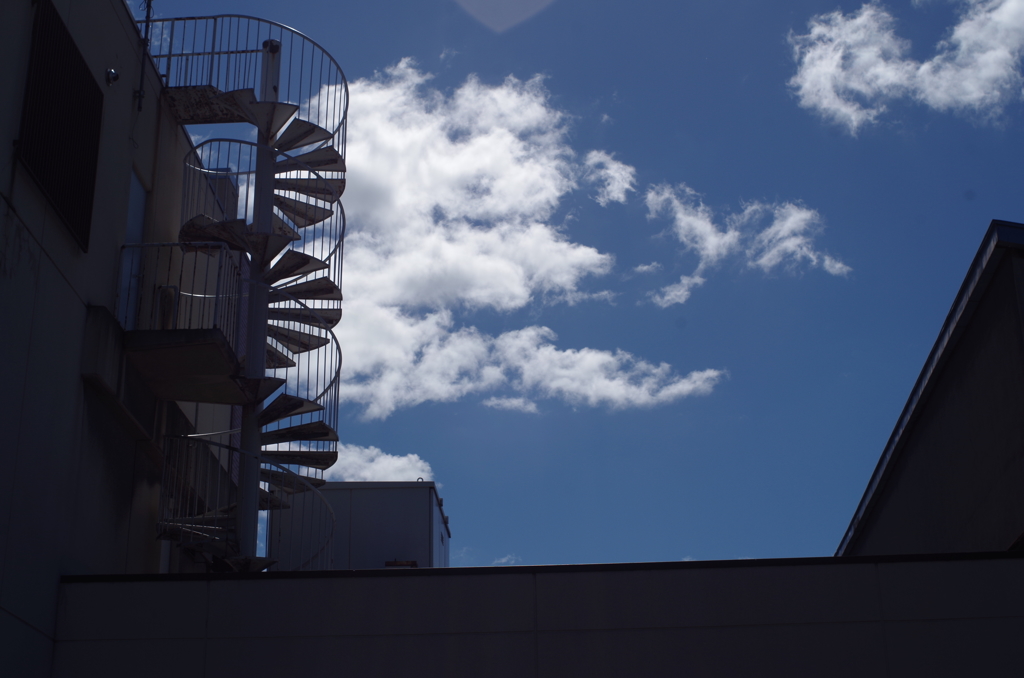 駐車場からの切り取り・・