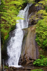 三段の滝で