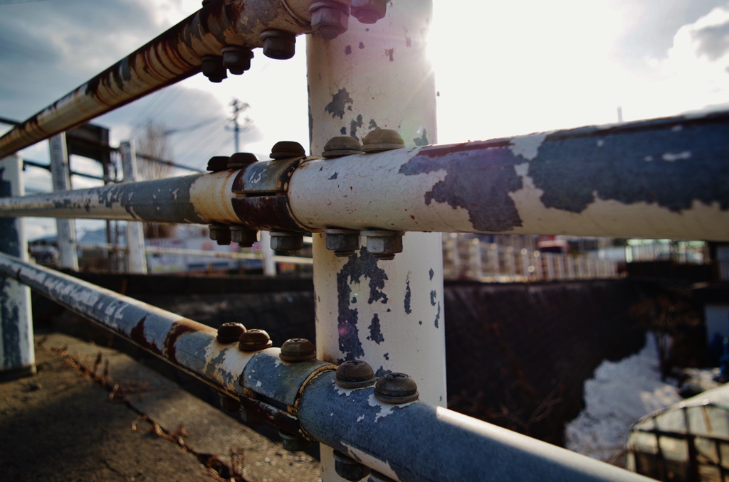 ガードレールの侘・寂　２