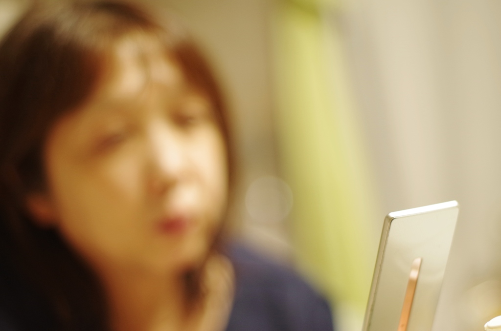 待ち受けは孫・・・