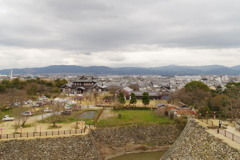 郡山城天守台からの眺め