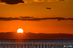 沈む夕日