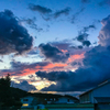夏の夕暮れ
