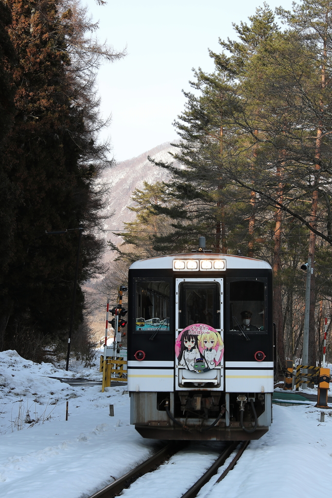 会津鉄道到着