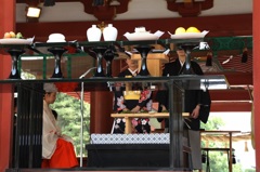 鶴岡八幡宮で