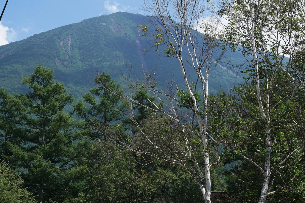 日光男体山