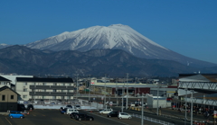 岩手山（車窓から）
