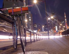 自転車と東京タワー