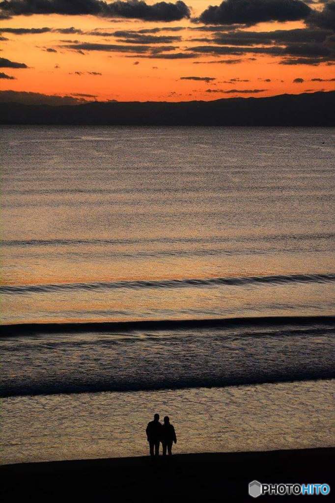 夕暮れ