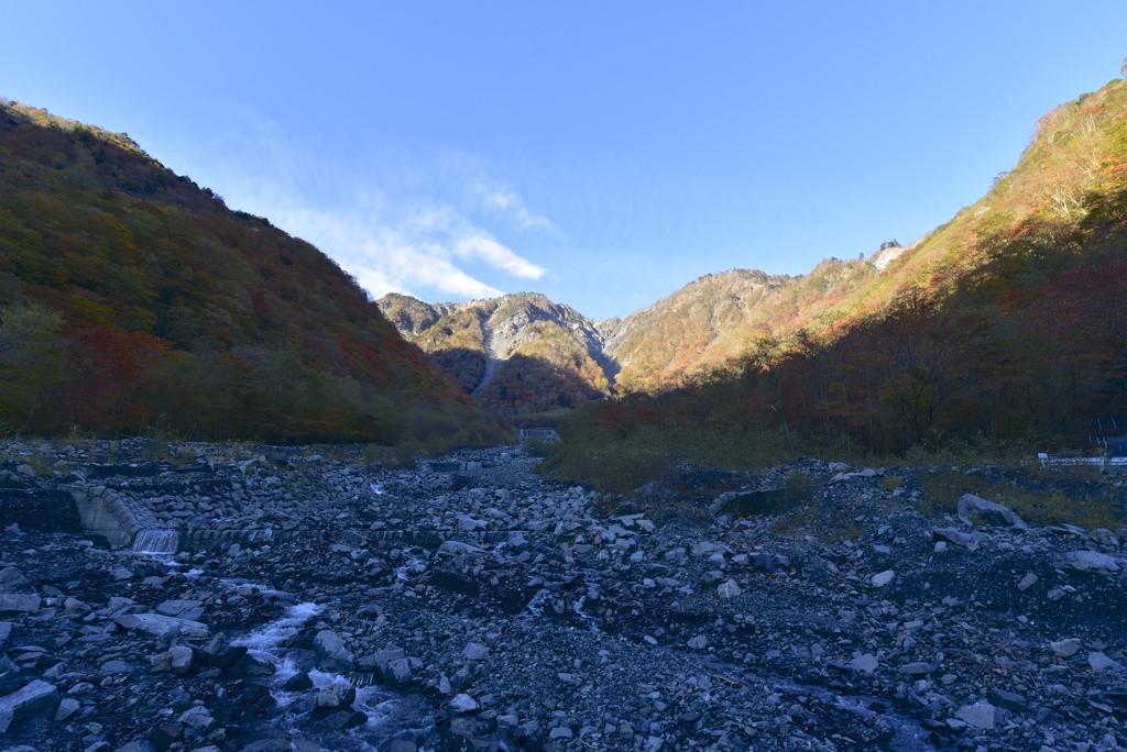 大谷崩の紅葉