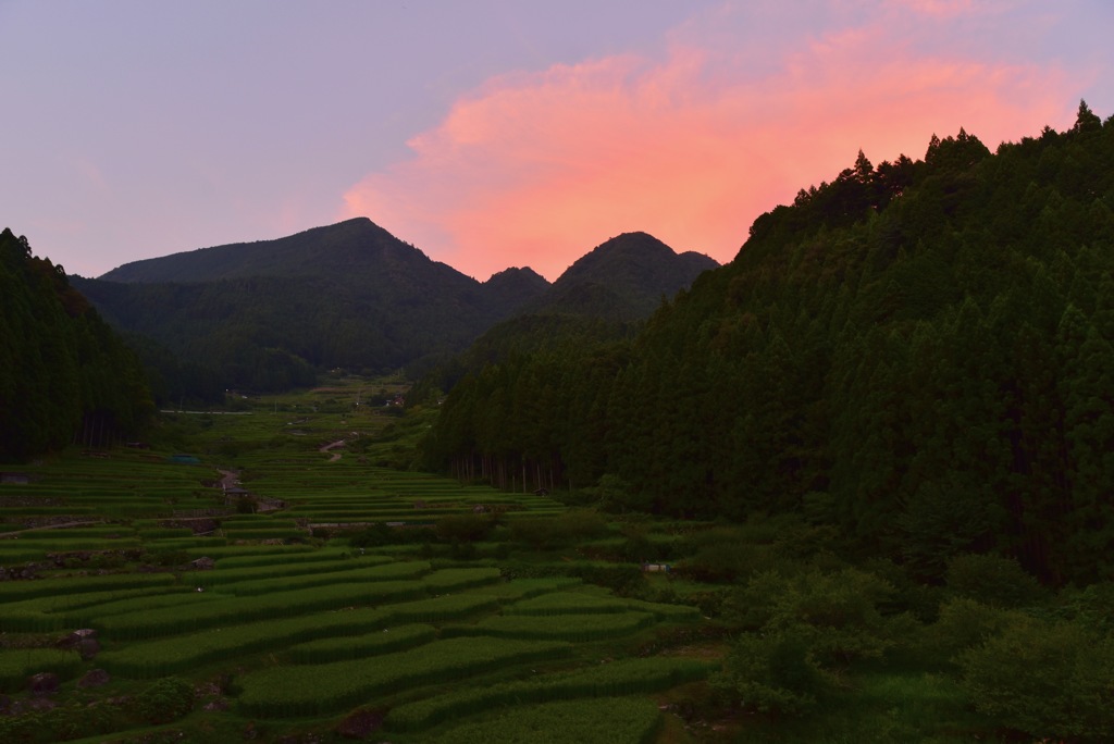 四谷の夕焼け