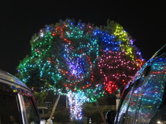 イオン高知のイルミネーション