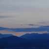 山にかかる雲