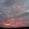 不思議な夕焼け