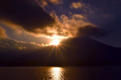 山中湖から富士山