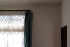 レースカーテンの部屋
