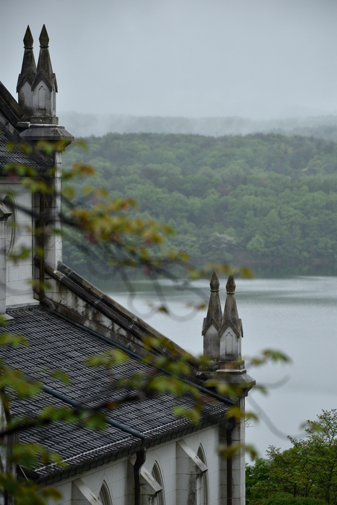 湖畔の風景