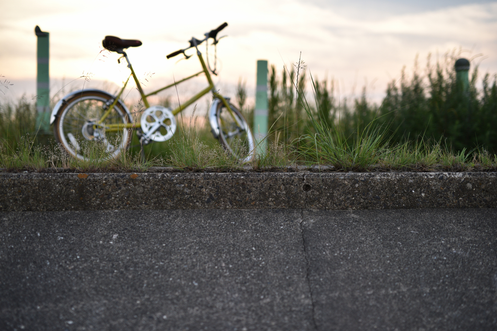 黄色い自転車