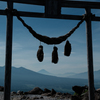 山頂の鳥居
