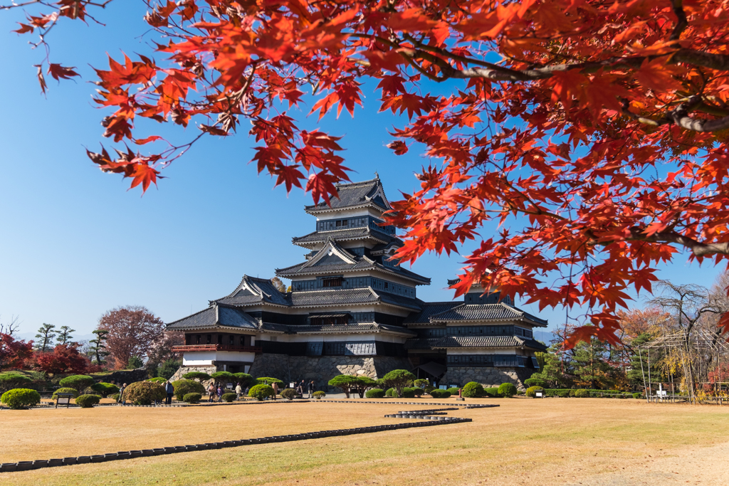 松本城 紅葉 By むじは 休 Id 写真共有サイト Photohito