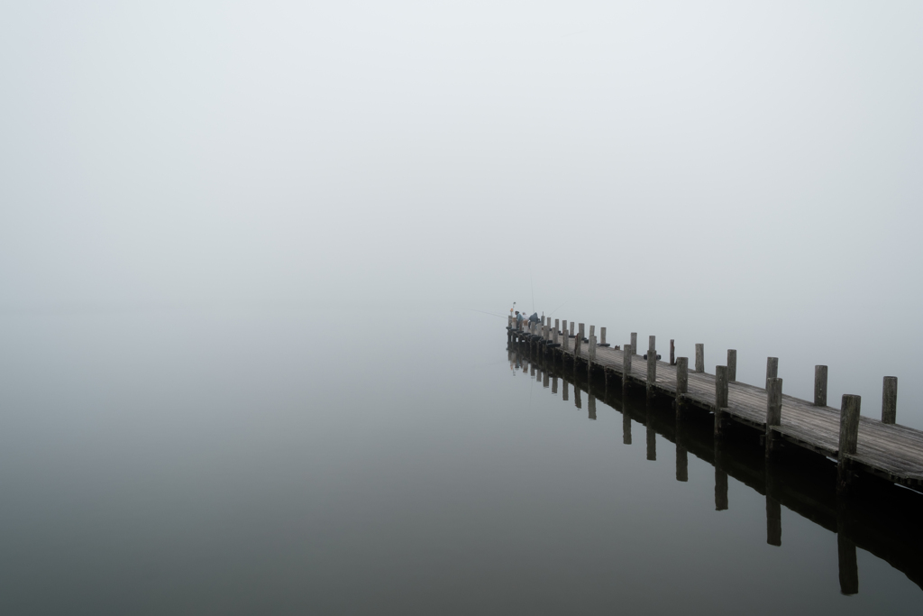 霧の桟橋