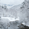 烏川渓谷　雪景色