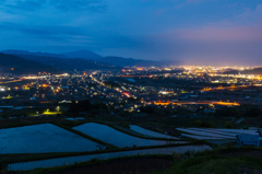 棚田夜景