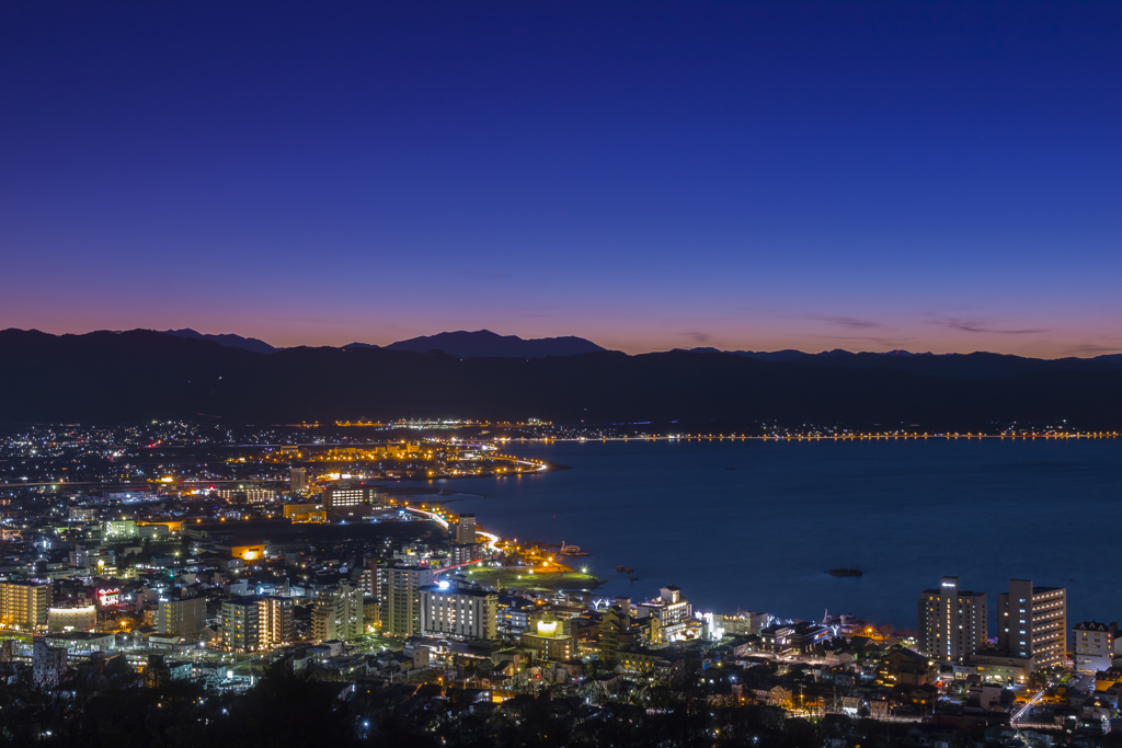 諏訪　夜景
