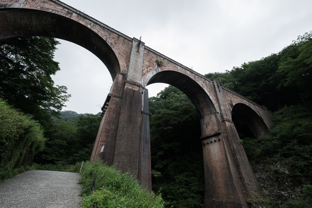 碓氷峠　めがね橋