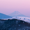 富士山　夕景