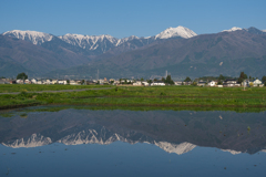 安曇野田風景