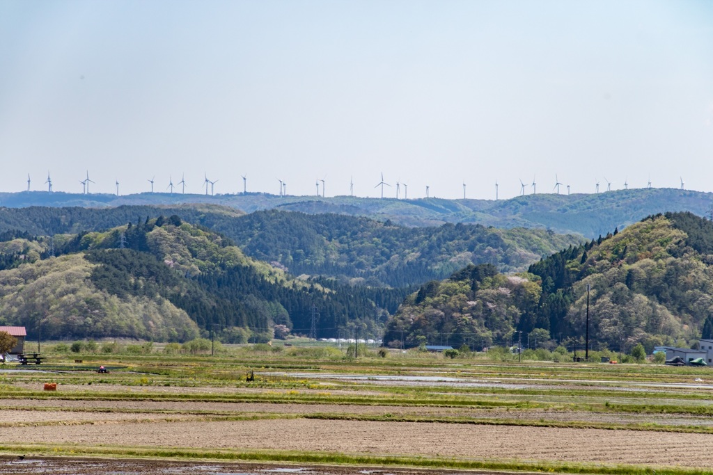 風吹く高原