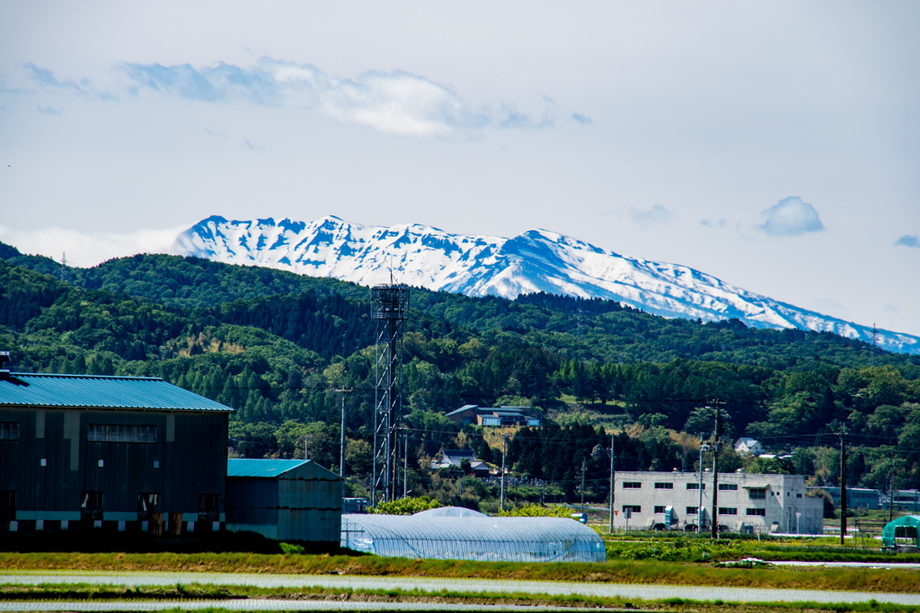 自宅から（守門岳）