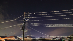 厳冬の夜空