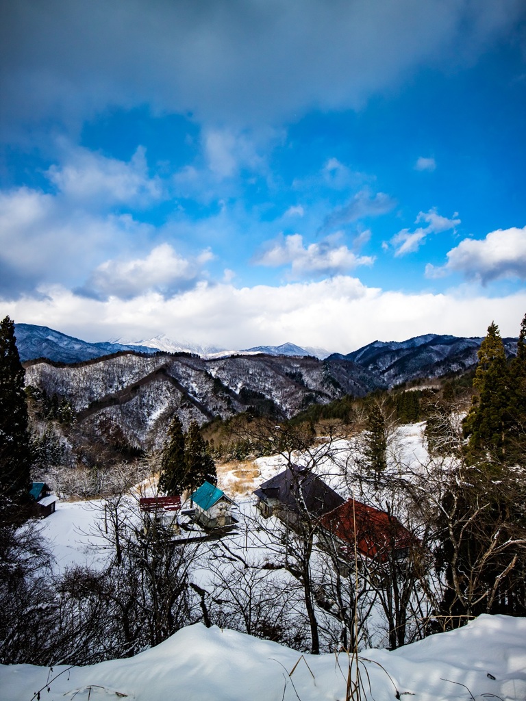 山里の日差し