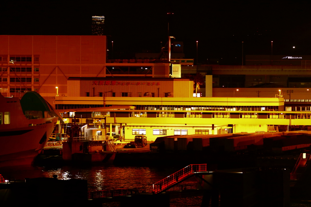 フェリーから見る風景（大阪南港）