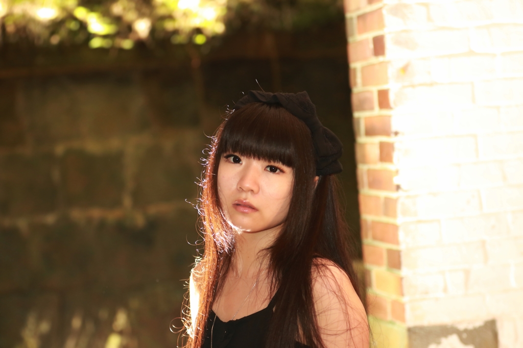 ポートレート　廃墟