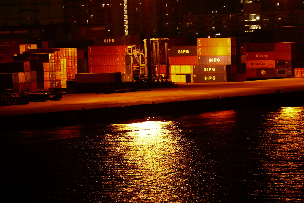 フェリーから見る風景（大阪南港）