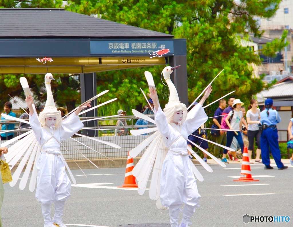 祇園祭 鷺舞