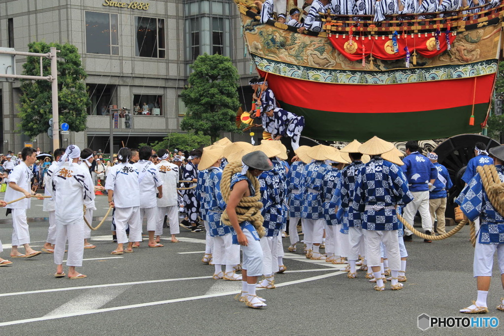 祇園祭辻回し②
