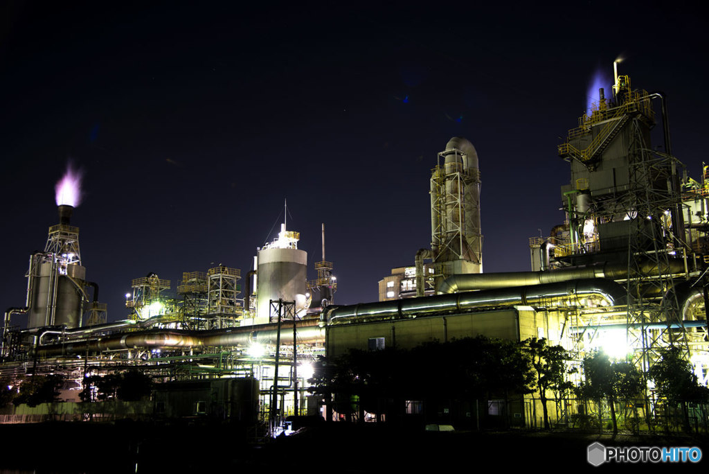 工場夜景