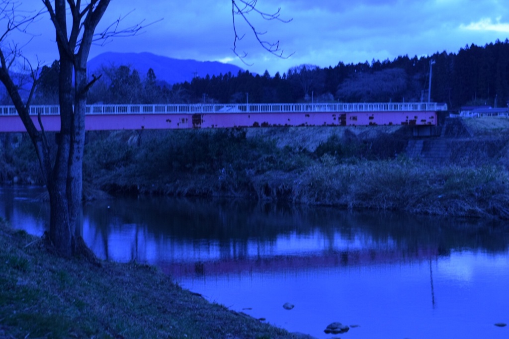 根白石、橋