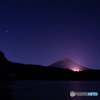 西湖からの富士星景