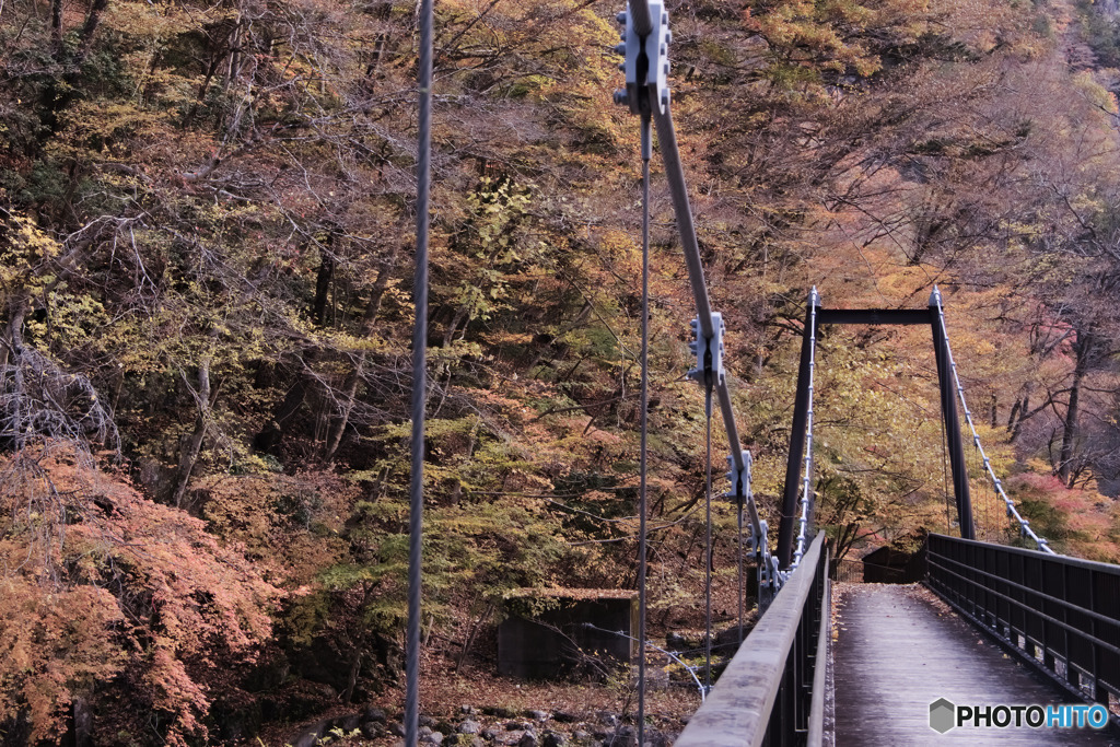 貯水池上流端広場